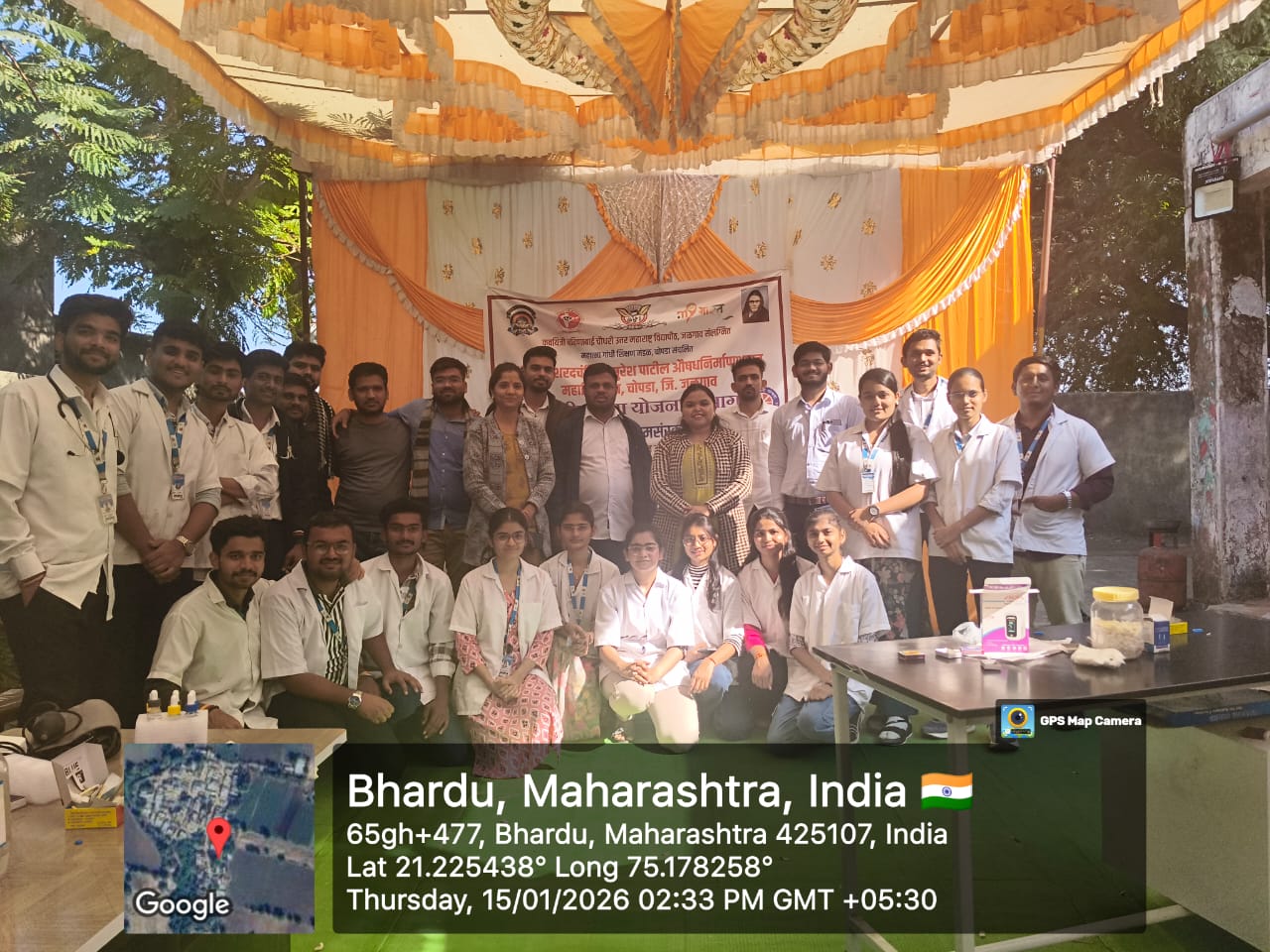 On 15 January 2026, the day began with Jagar and a yoga session. Thereafter, NSS volunteers, along with the Head of the Pharmacology Department and faculty members, in collaboration with the Primary H